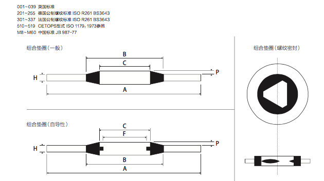 FKM Stainless Steel Bonded Seal